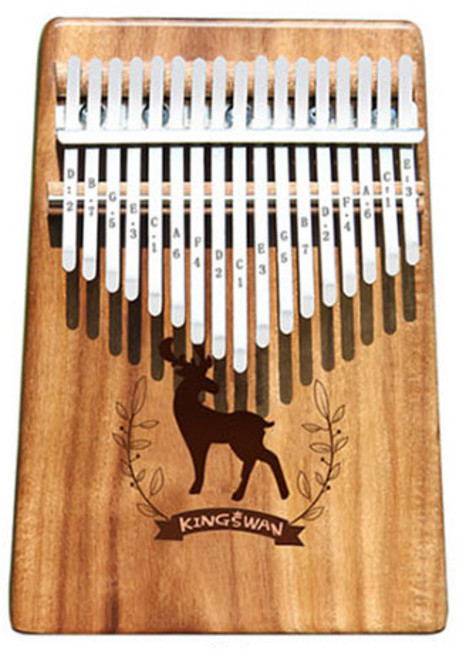 이한선생활과학 원목 17건반 칼림바 피치우드, 사슴, 1개