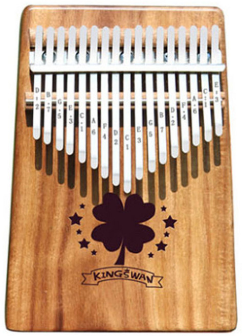 이한선생활과학 원목 17건반 칼림바 피치우드, 네잎클로버, 1개