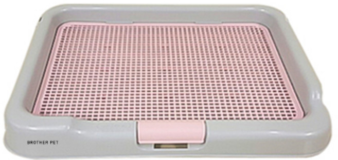 브라더펫 강아지 파스텔 배변판, 그레이핑크, 1개