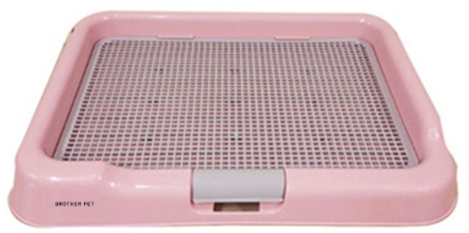 브라더펫 강아지 파스텔 배변판, 핑크그레이, 1개