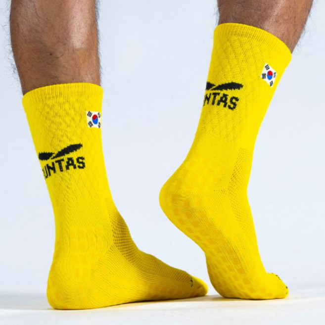 준타스 논슬립 슈퍼레이티보 코리아 에디션 VER2 하프삭스, 옐로우, 1개