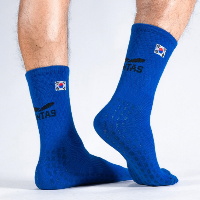 준타스 논슬립 슈퍼레이티보 코리아 에디션 VER2 하프삭스, 블루, 1개