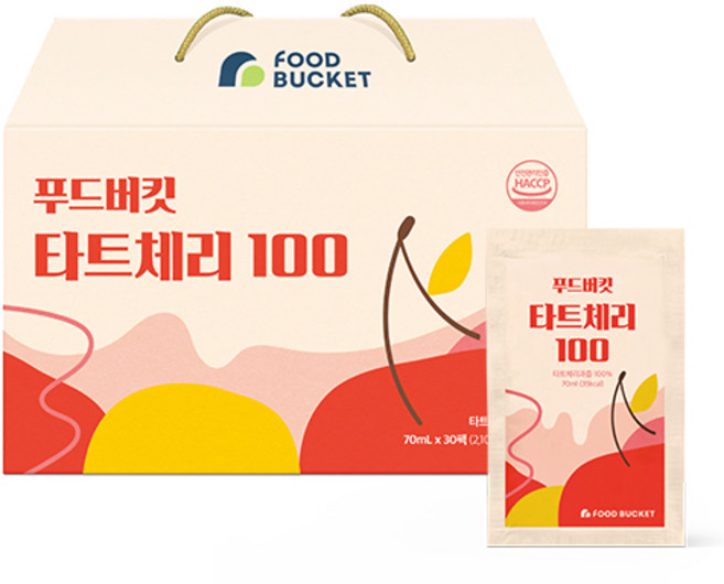 푸드버킷 몽모랑시 타트체리즙 100, 2.1L, 1개