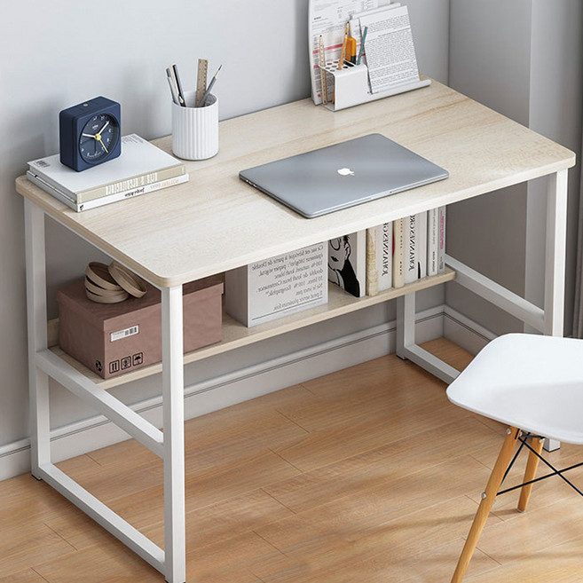 가팡 원목 컴퓨터 책상 42번, 베이지