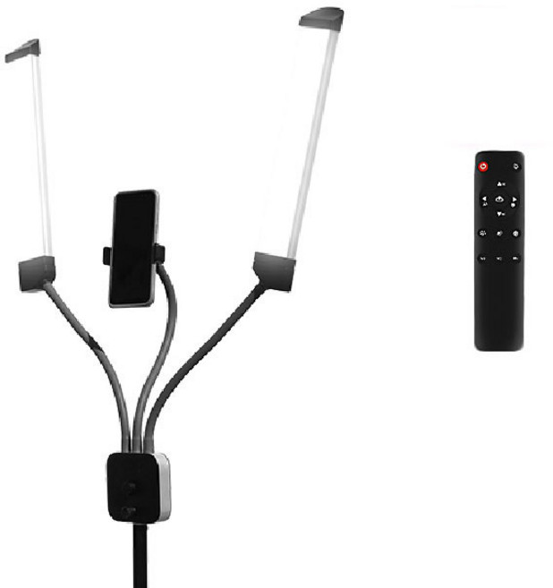 대한 반영구 뷰티 네일 유튜브 줌 틱톡 셀프 셀카 방송 촬영 지속광 LED 라이트 더블라인 조명, DH-DL40, 1개