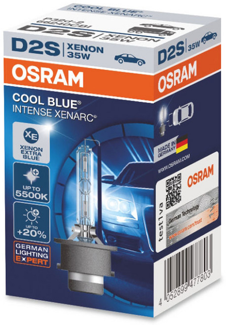 OSRAM 歐司朗 HID 酷藍極致 氙氣燈泡 5500K D2S, 混色, 1個