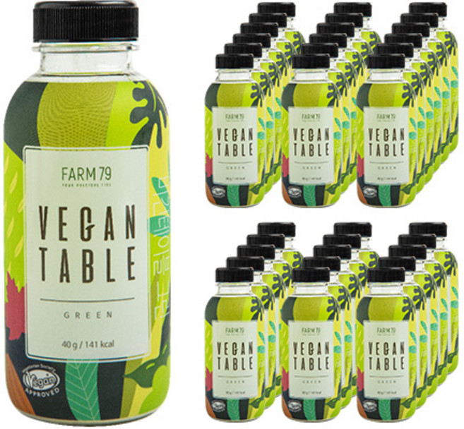 팜79 비건테이블 그린, 40g, 34개