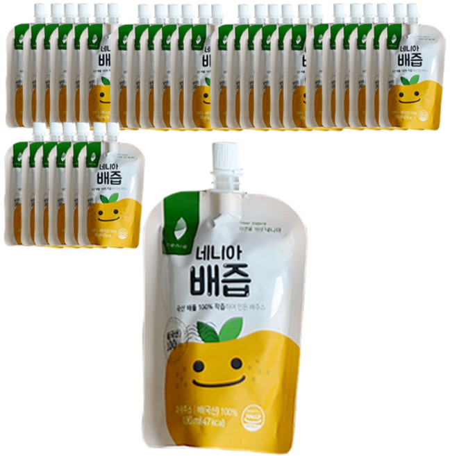 네니아 배즙, 100ml, 50개