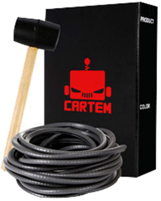 카템 문콕방지 도어 엣지 몰딩 가드 블랙, 1.블랙 10m패키지, 1세트