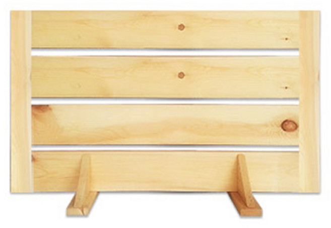 원목 네이츄럴 파티션 원목 50 x 40 cm + 끼움식 지지대, 무도색 원목