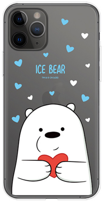 위베어베어스 러블리 클리어 휴대폰 케이스