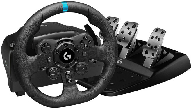 로지텍 G923 PS4 PC 전용 레이싱 휠 + 페달 세트, WU0006, 1세트