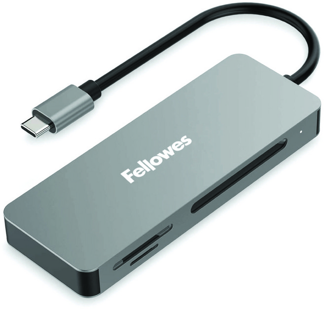 펠로우즈 C타입 3-in-1 알루미늄 멀티 카드리더기, HYD-7056T, 혼합색상, 1개