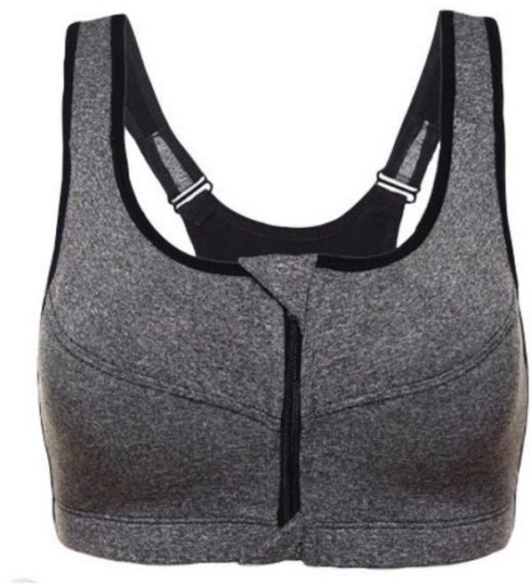 기본 앞지퍼 스포츠 브라탑