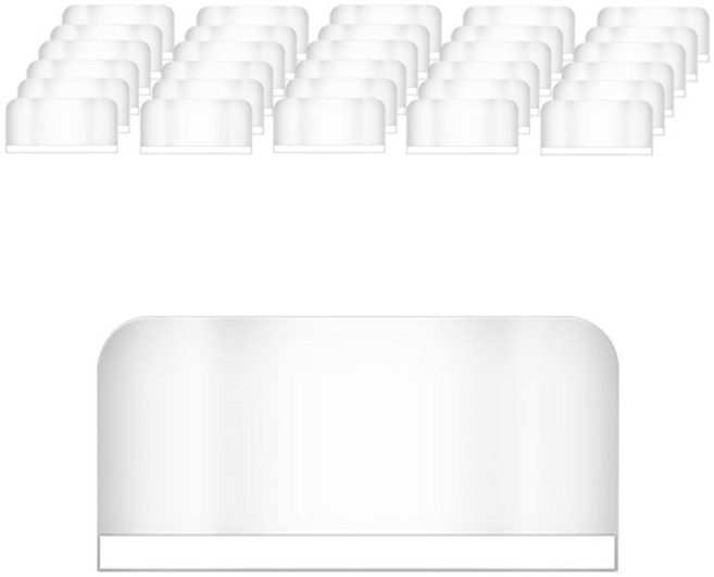 리클 위생마스크 교체용 필름, 1개입, 50개