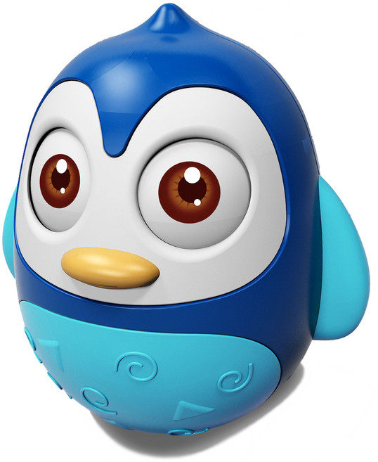 롤리폴리 펭귄 오뚜기 huanhe0201, 블루, 1개