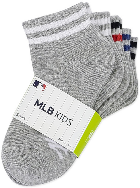 MLB 아동용 이선 단목 양말 5족