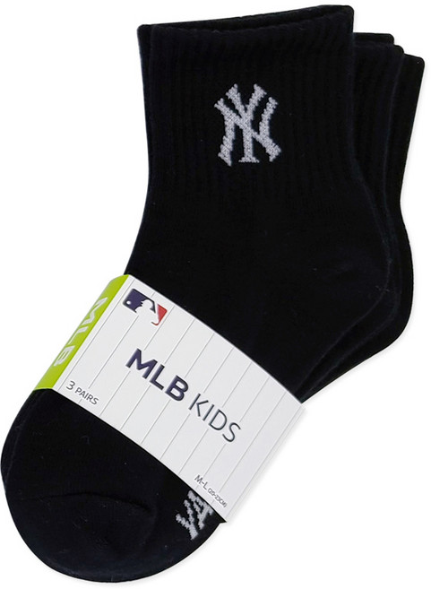 MLB 아동용 빅로고 중목 양말 3족