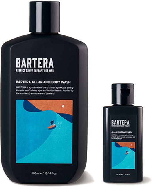 바르테라 올인원 바디워시 300ml + 80ml, 1세트