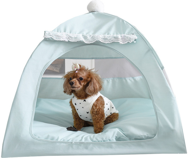 금동이 원터치 애견텐트 하우스, 민트, 1개