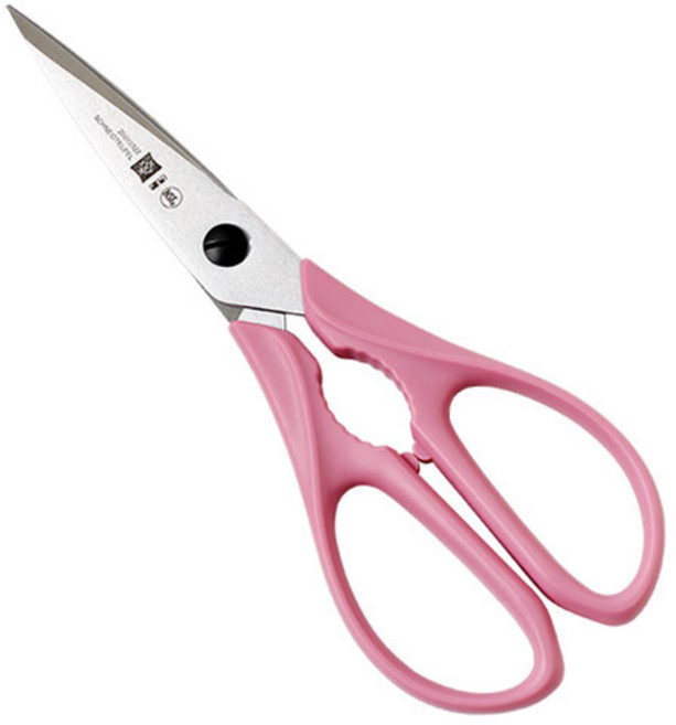 에스앤에프 다용도 주방가위 S2322, 핑크, 1개