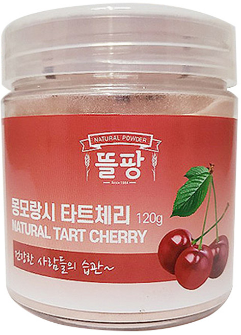 뜰팡 몽모랑시 타트체리 분말, 120g, 1개
