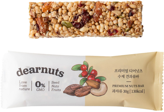 디어넛츠 견과류바, 30g, 10개