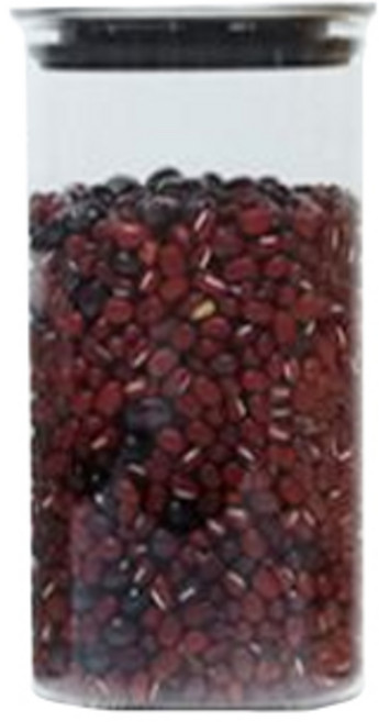 엔에이치비 스테인레스 유리 밀폐 양념통, 700ml, 1개