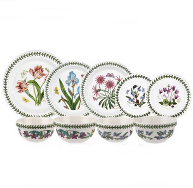 포트메리온 보타닉가든 2인 식기세트 9p, 랜덤발송, 5종, 1세트