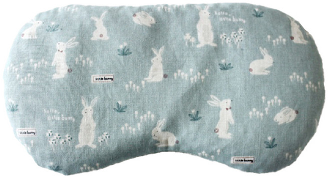 안대형 팥 눈찜질팩 천연 핫팩 하늘위의흰토끼, 1개입, 1개