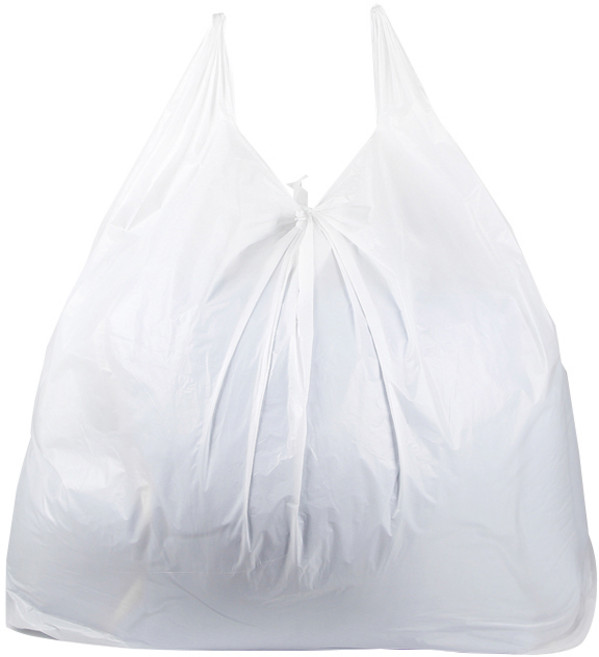 담다비닐 손잡이형 이불 쓰레기봉투 백색, 130L, 50개