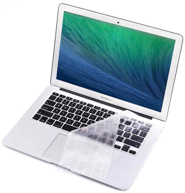 맥북 뉴프로 13 A2289 전용 실리콘 키스킨, 투명, 1개
