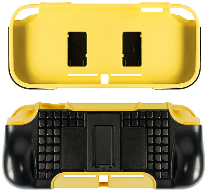 닌텐도 스위치 라이트 거치대 TPU 케이스, 옐로우, 1개