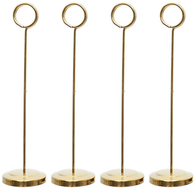대한 스탠드 메탈 명함 꽂이 A타입, 골드, 4개