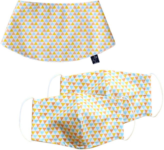 오즈맘 오가닉 마스크 2p + 극세사 바나나빕