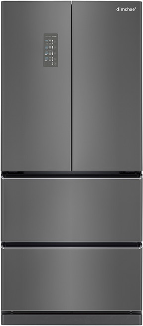 위니아 딤채 스탠드형 김치냉장고 방문설치, 다크 실버, SDQ57DFRZKS