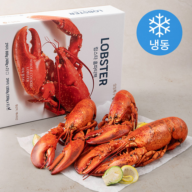 싱싱특구 홈파티팩 자숙 랍스타 (냉동), 350g, 3마리