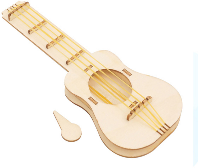 티처스 STEAM 고무줄 나무 통기타 만들기 R-41, 5세트