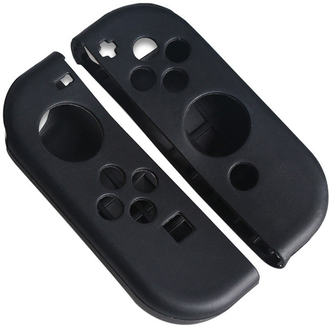 쵸미앤세븐 닌텐도 스위치 조이콘 실리콘 케이스, 블랙, 1개