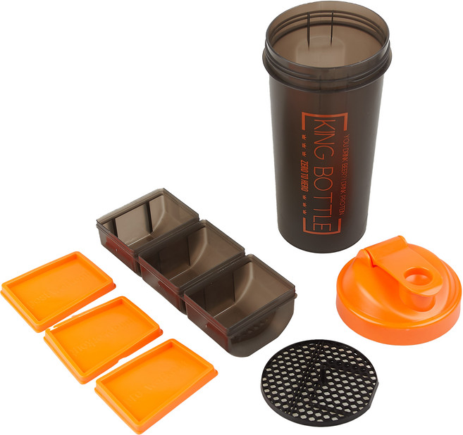 제로투히어로 킹 보틀 대용량 헬스 물통, 혼합색상, 1.1L, 1세트