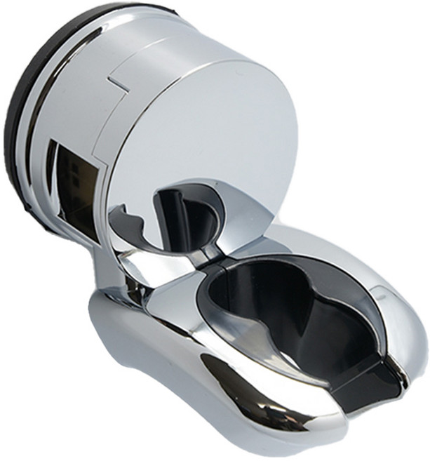 리빙홈데코 흡착식 샤워기 걸이크롬, 1개