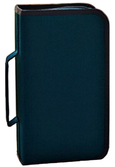 제이에스몰 심플 휴대용 CD DVD 미디어 보관함, 네이비, 1개