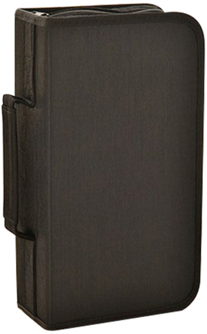 제이에스몰 심플 휴대용 CD DVD 미디어 보관함, 블랙, 1개