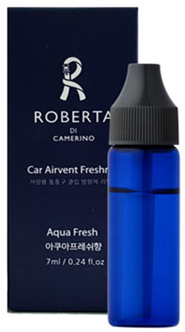 로베르타디까메리노 차량용 송풍구 방향제 리필 7ml, 1개, 아쿠아블루