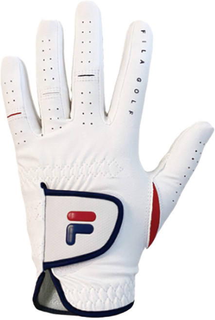 휠라골프 남녀공용 극세사 골프장갑 왼손용 FG3GVC1101X, 화이트, 1개