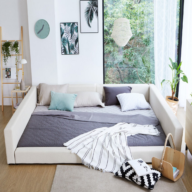 인터데코 가드 침대 패밀리B형 SS+SS, 아이보리