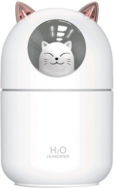 가디언 야옹이 USB 가습기, White