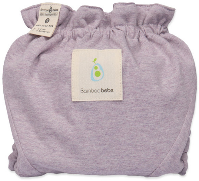 밤부베베 안심 기저귀 커버 M, 바이올렛 + 베이지, 1개