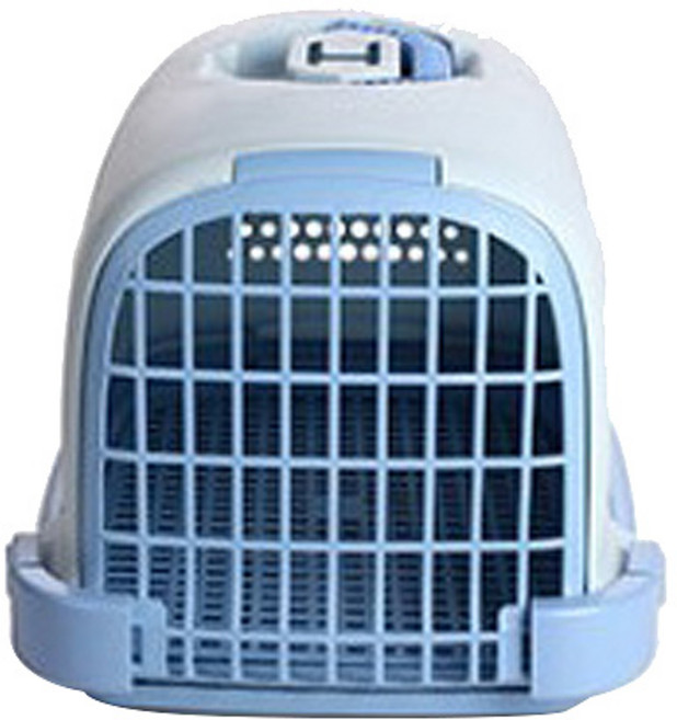 언더독 반려동물 파스텔 배변판 켄넬 이동가방, 블루, 1개