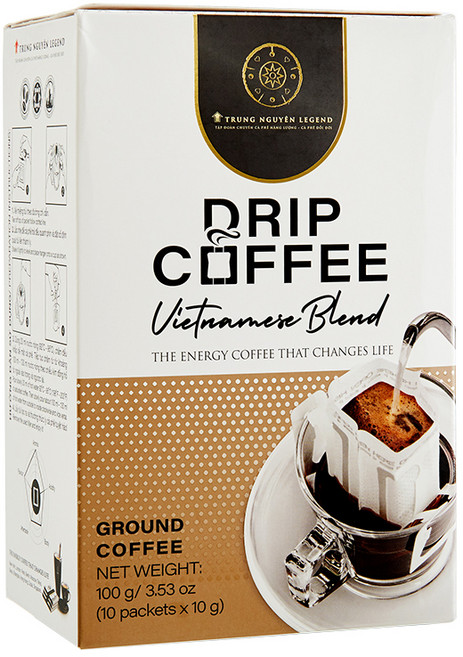 쭝웬레전드 드립커피 베트남이즈 블렌드, 10g, 10개입, 1개